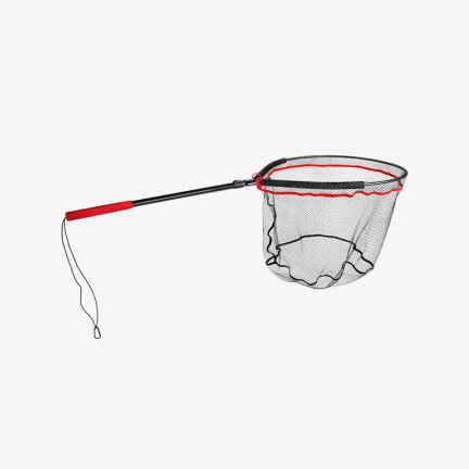 Retractable high-carbon water landing net