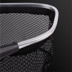 Thickened metal alloy pole landing net