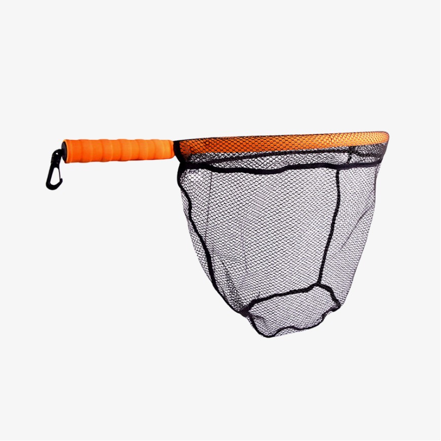 Lightweight and portable floating landing net