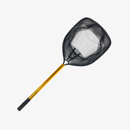 Rubber-coated comfort landing net