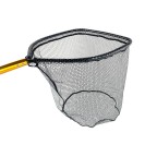Rubber-coated comfort landing net