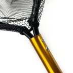 Rubber-coated comfort landing net