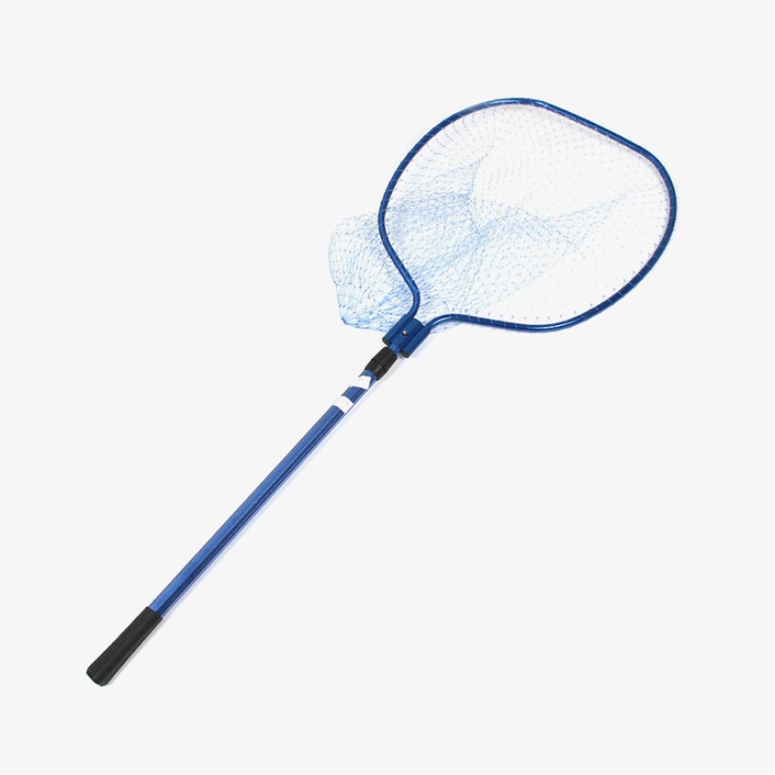 Round-headed multi-functional telescopic landing net