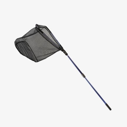 Triangular telescopic folding landing net