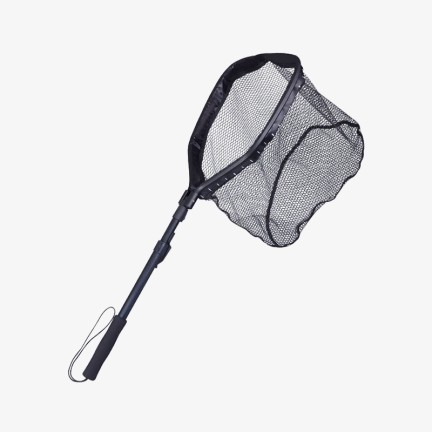 Foldable telescopic anti-slip landing net