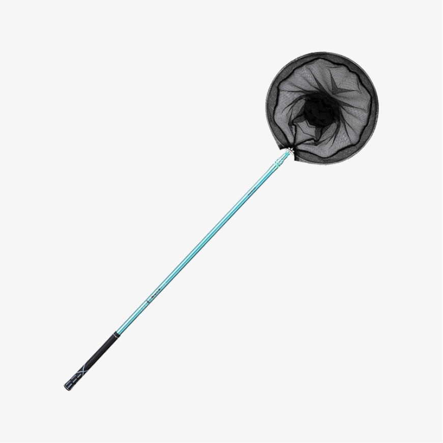 Extendable high-carbon steel landing net