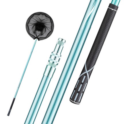 Extendable high-carbon steel landing net