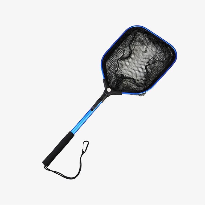 Durable and quick-folding landing net