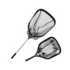 Portable short retractable landing net
