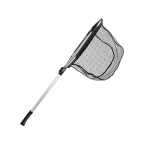 Portable short retractable landing net