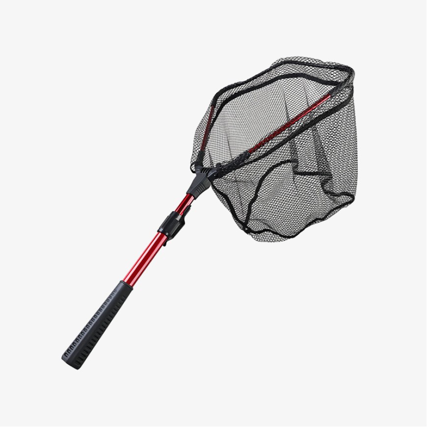 Portable foldable telescopic landing net