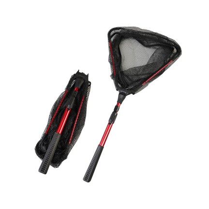 Portable foldable telescopic landing net