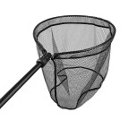Outdoor retractable folding landing net