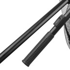 Outdoor retractable folding landing net