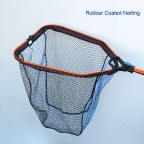 Large deluxe foldable landing net