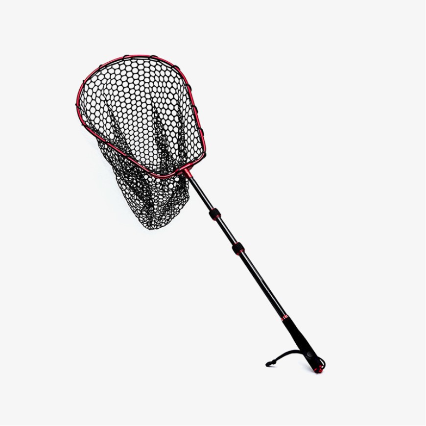 Detachable telescopic long-handled landing net