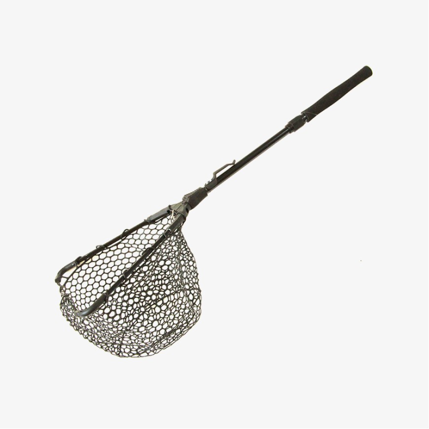 Triangular head folding landing net