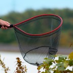 Aluminum alloy reinforced short-handled landing net