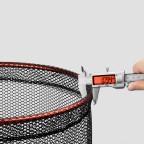 Aluminum alloy reinforced short-handled landing net