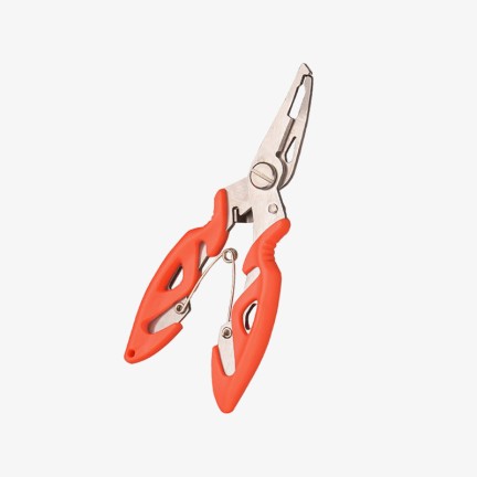 Compact and portable stainless steel fishing pliers