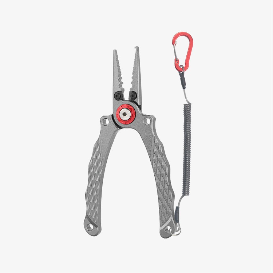 All-aluminum alloy one-piece fishing pliers