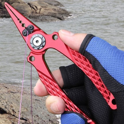 All-aluminum alloy one-piece fishing pliers