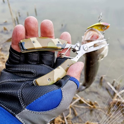Stainless steel camouflage fishing pliers