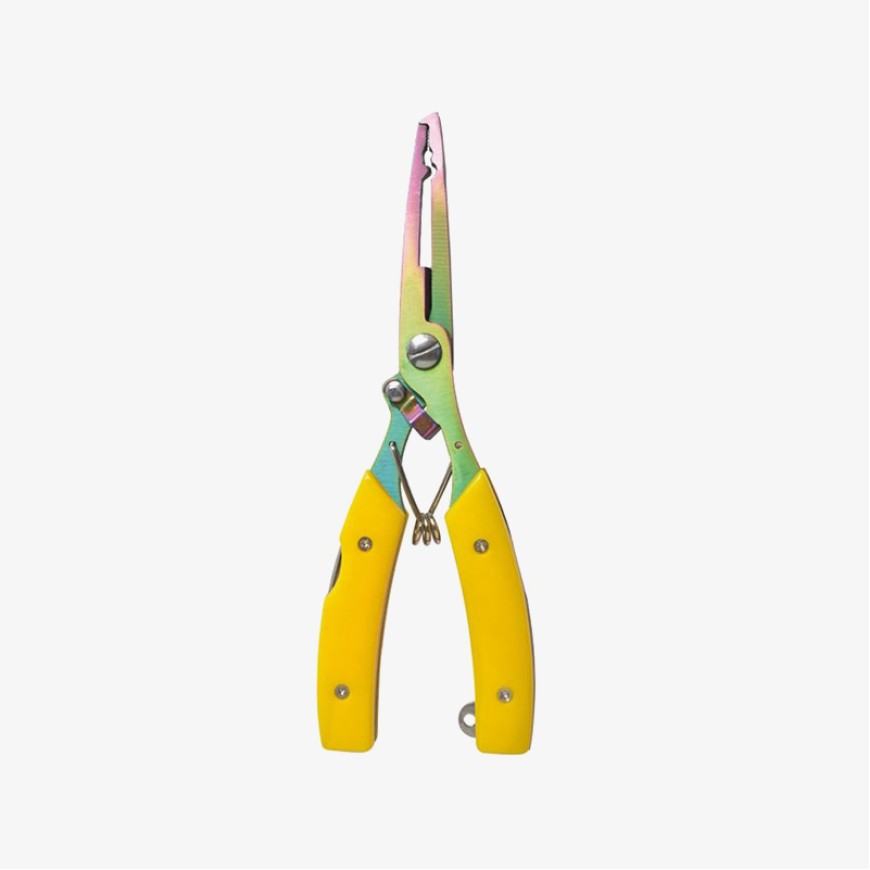Colored titanium-plated durable fishing pliers