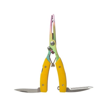 Colored titanium-plated durable fishing pliers
