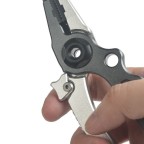 Rust-resistant ergonomic handle fishing pliers