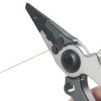 Rust-resistant ergonomic handle fishing pliers