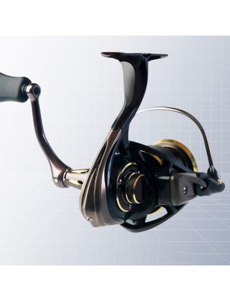 Right-hand rotating metal fishing reel