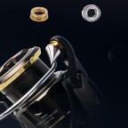 Right-hand rotating metal fishing reel