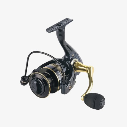 Sturdy and durable metal handle fishing reel