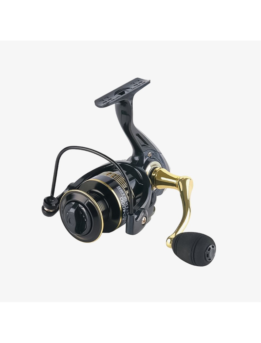 Sturdy and durable metal handle fishing reel