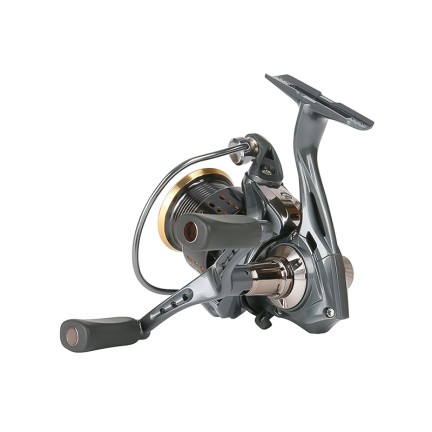 Double-handle metal left-handled fishing reel