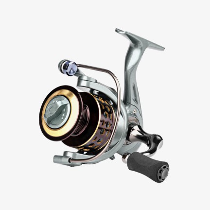 Metal left-hand long cast spinning fishing reel