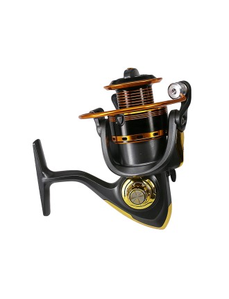 Comfortable rocker arm metal spinning fishing reel