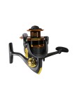 Comfortable rocker arm metal spinning fishing reel