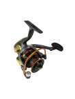 Comfortable rocker arm metal spinning fishing reel