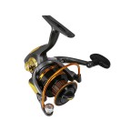 Comfortable rocker arm metal spinning fishing reel