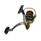 Comfortable rocker arm metal spinning fishing reel