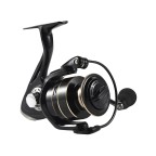 Black high-strength spinning fishing reel