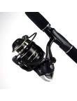 Black high-strength spinning fishing reel