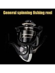 Black high-strength spinning fishing reel