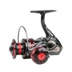 Folding rocker arm all-metal rotating fishing reel