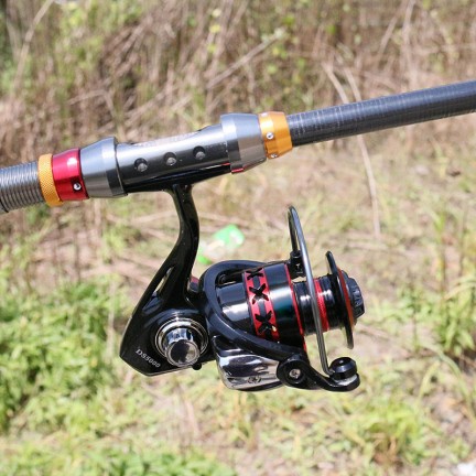Folding rocker arm all-metal rotating fishing reel