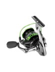 Green right-handed metal fishing reel