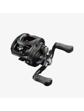 Black double-handle spinning fishing reel