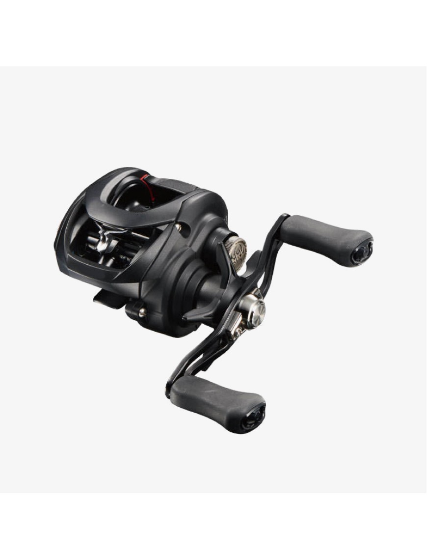 Black double-handle spinning fishing reel